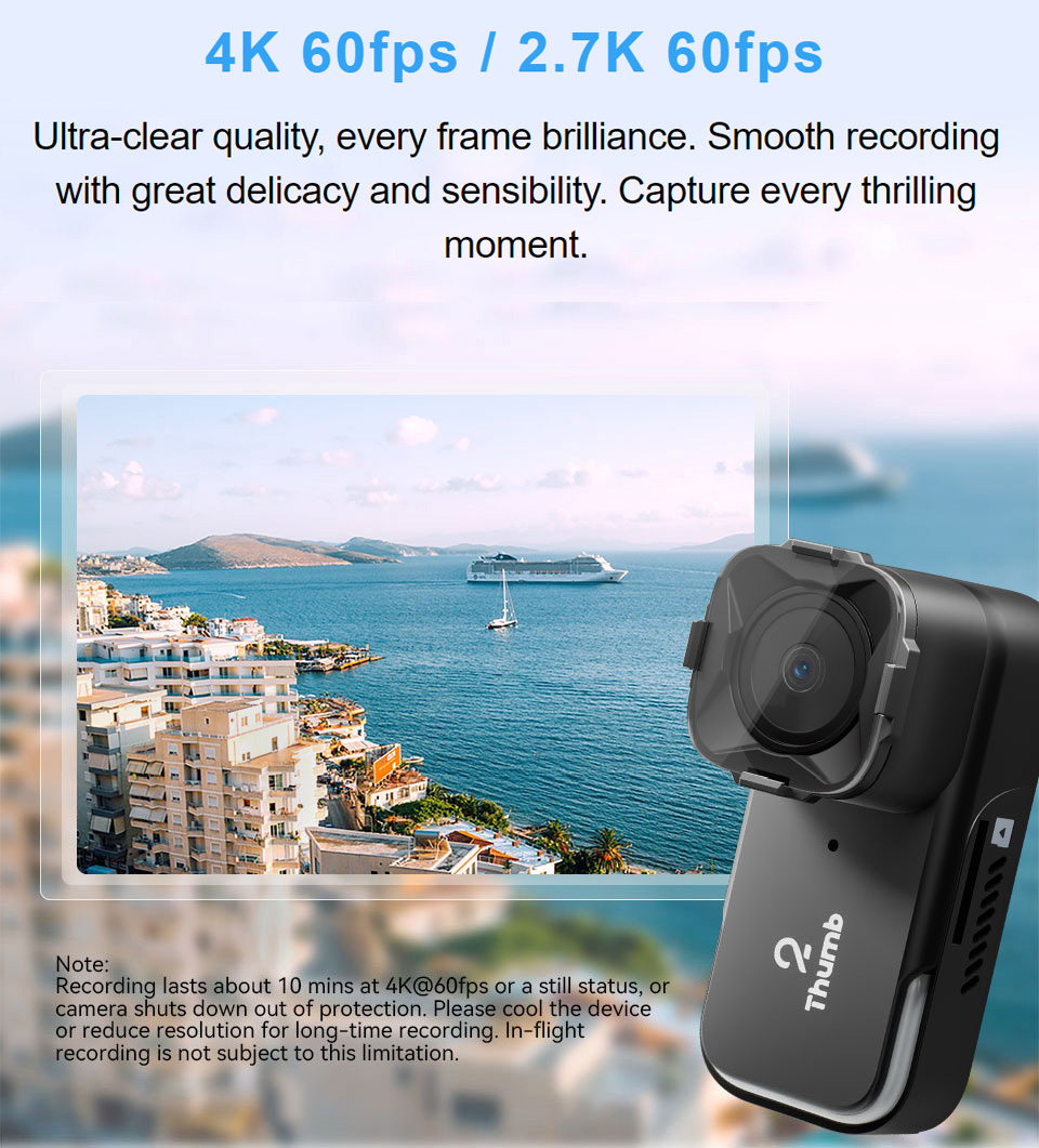 Fpv Drone Camera - Nuova versione RunCam Thumb 2 4K