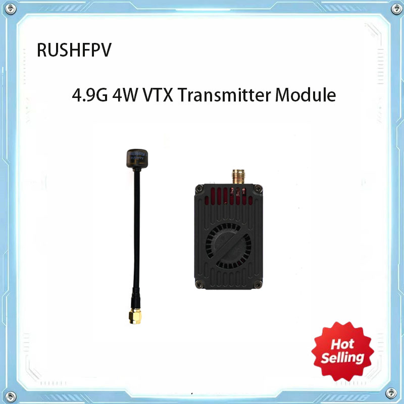 Vtx Video Transmitter - RUSHFPV 4.9GHz 4W VTX Modulo Trasmettitore