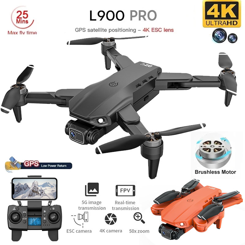 Drone Ae Rc - L900 Pro GPS Drone 4K Professionale