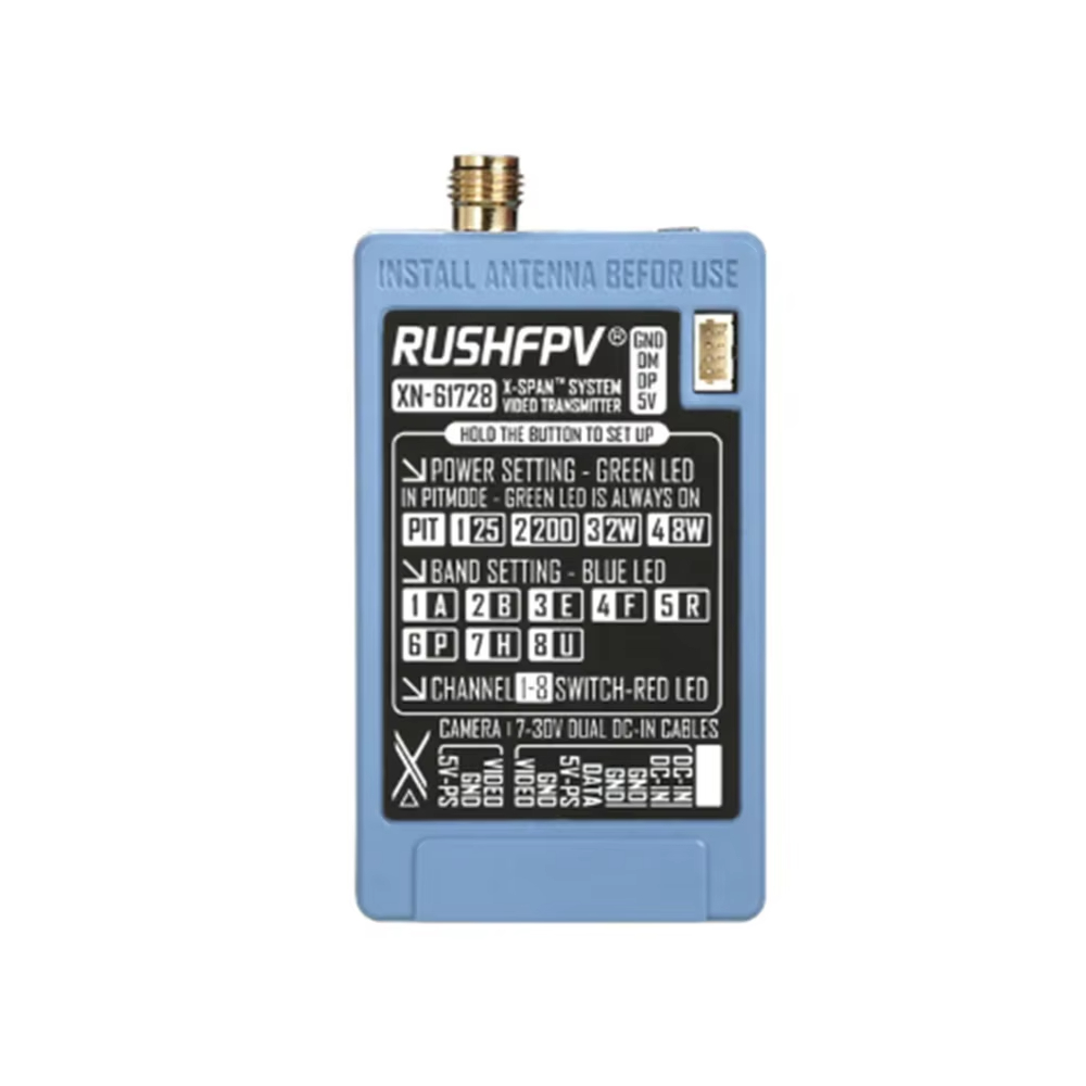 RUSHFPV 6.1‑7.2G 8W X61728 Mod - Vtx Video Transmitter recensione e prezzo