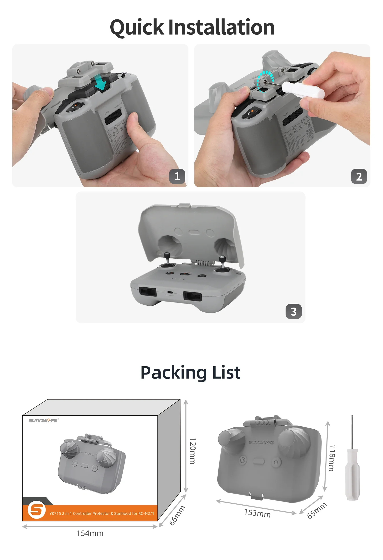2 in 1 Controller Protector Su - Drone Rc N3 recensione e prezzo