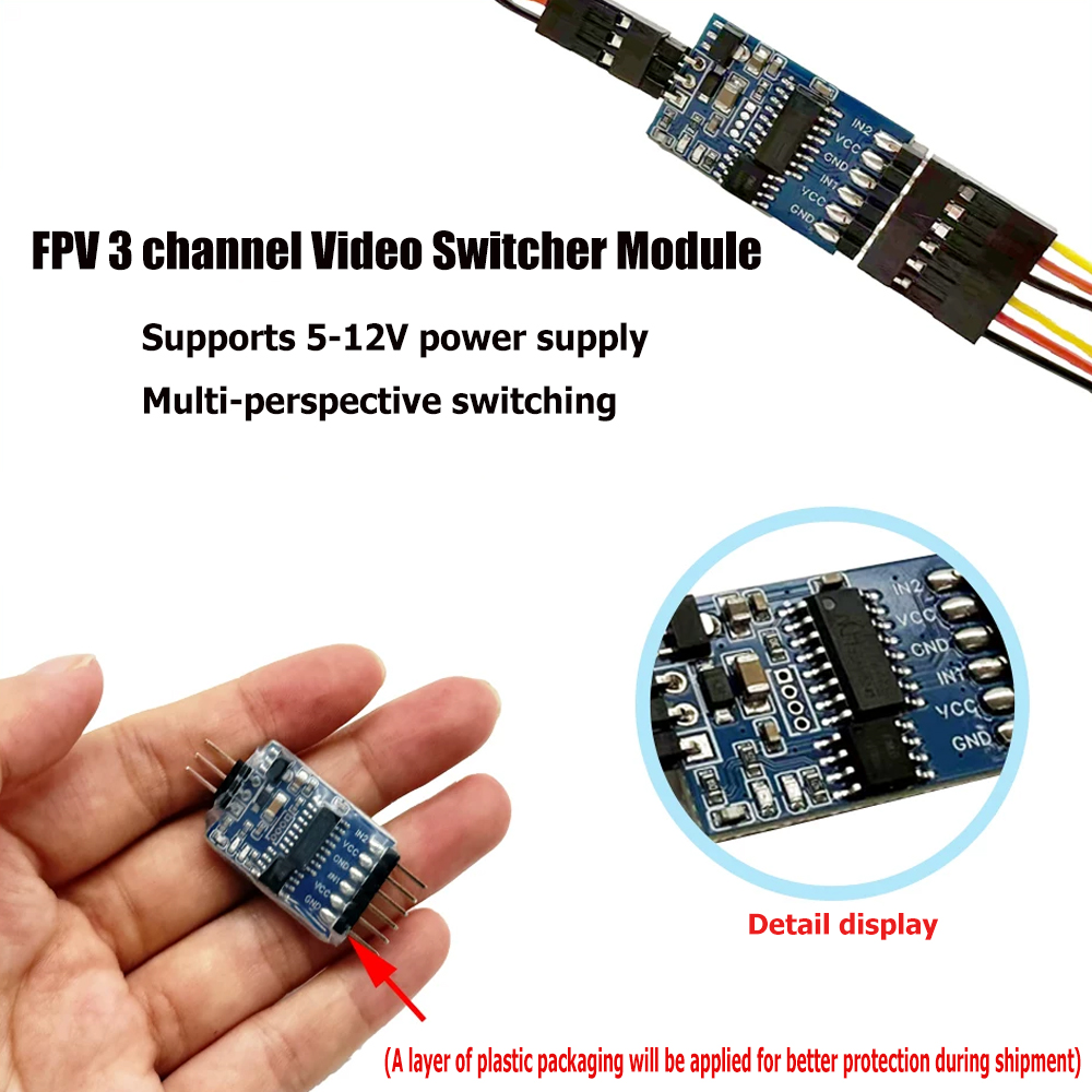 Modulo Switcher Video a 3 Cana - Fpv Drone Camera recensione e prezzo