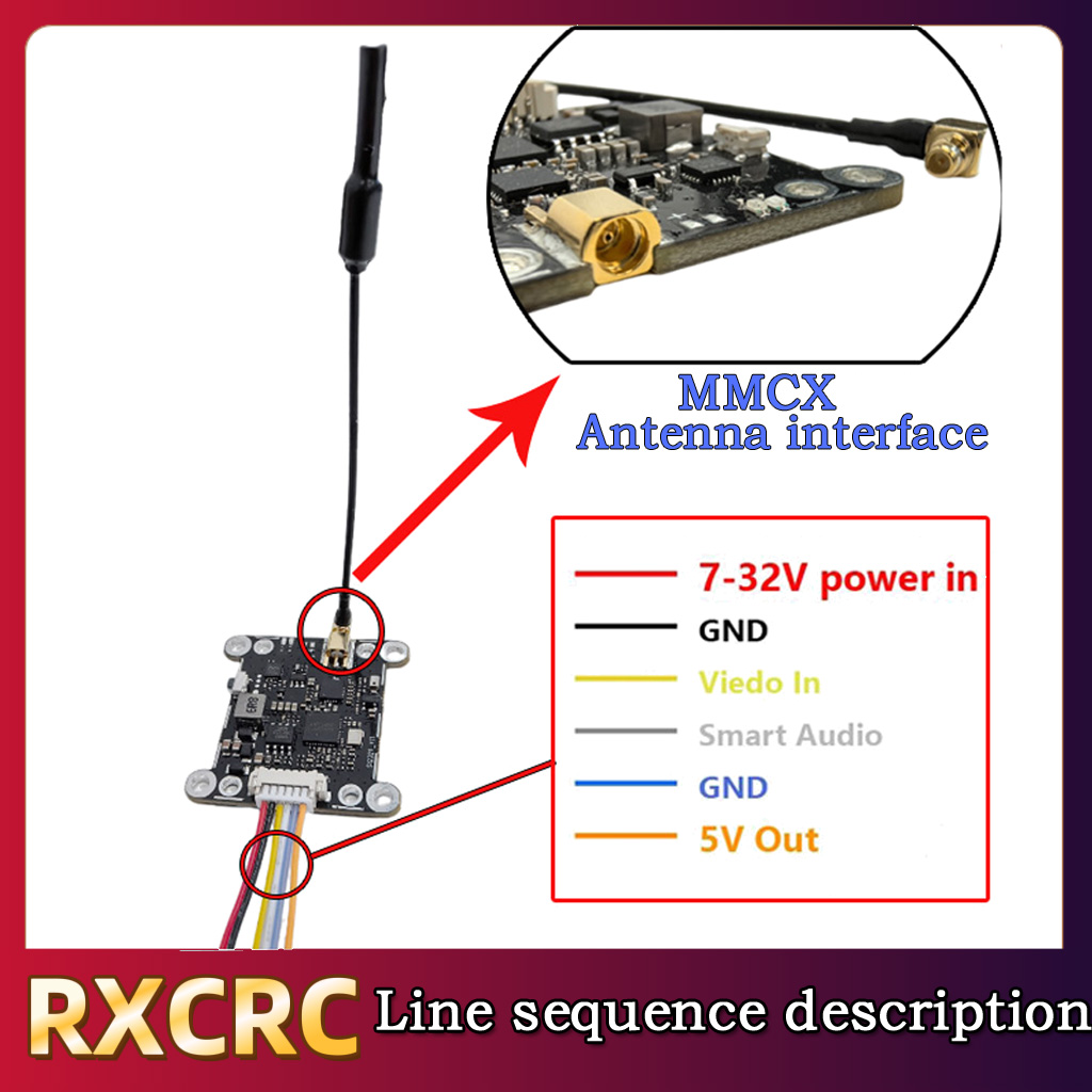 Modulo RXCRC 5.8G 48CH 1.6W VT - Fpv Drone Camera recensione e prezzo