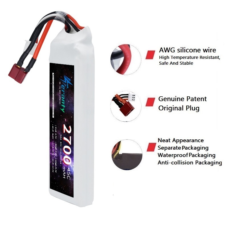 1/3PCS 2S 7.4V Lipo Batteria 2 - Drone Rc Race recensione e prezzo