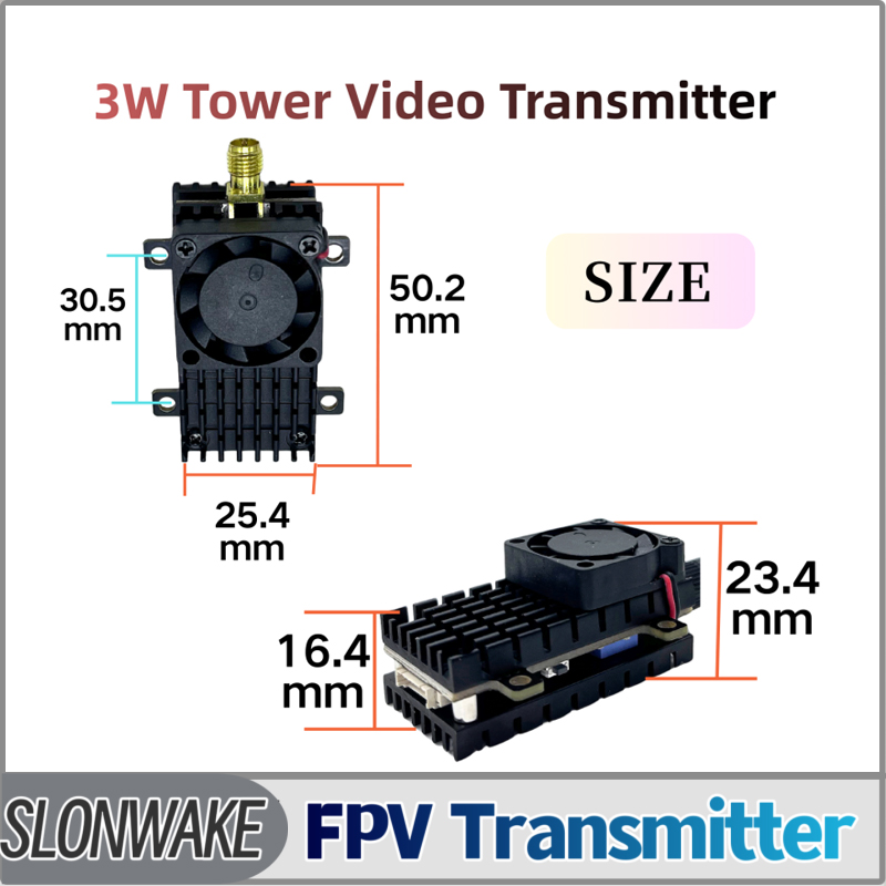 SLONWAKE 5.8G 3000mW Simulazio - Vtx Video Transmitter recensione e prezzo