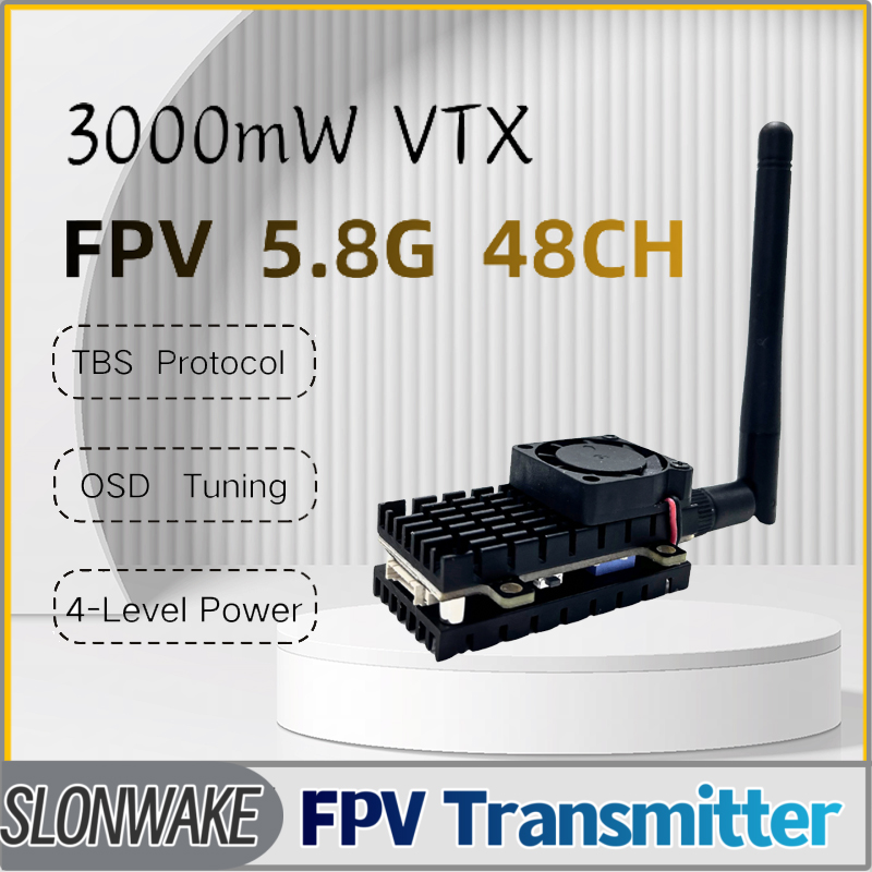 SLONWAKE 5.8G 3000mW Simulazio - Vtx Video Transmitter recensione e prezzo