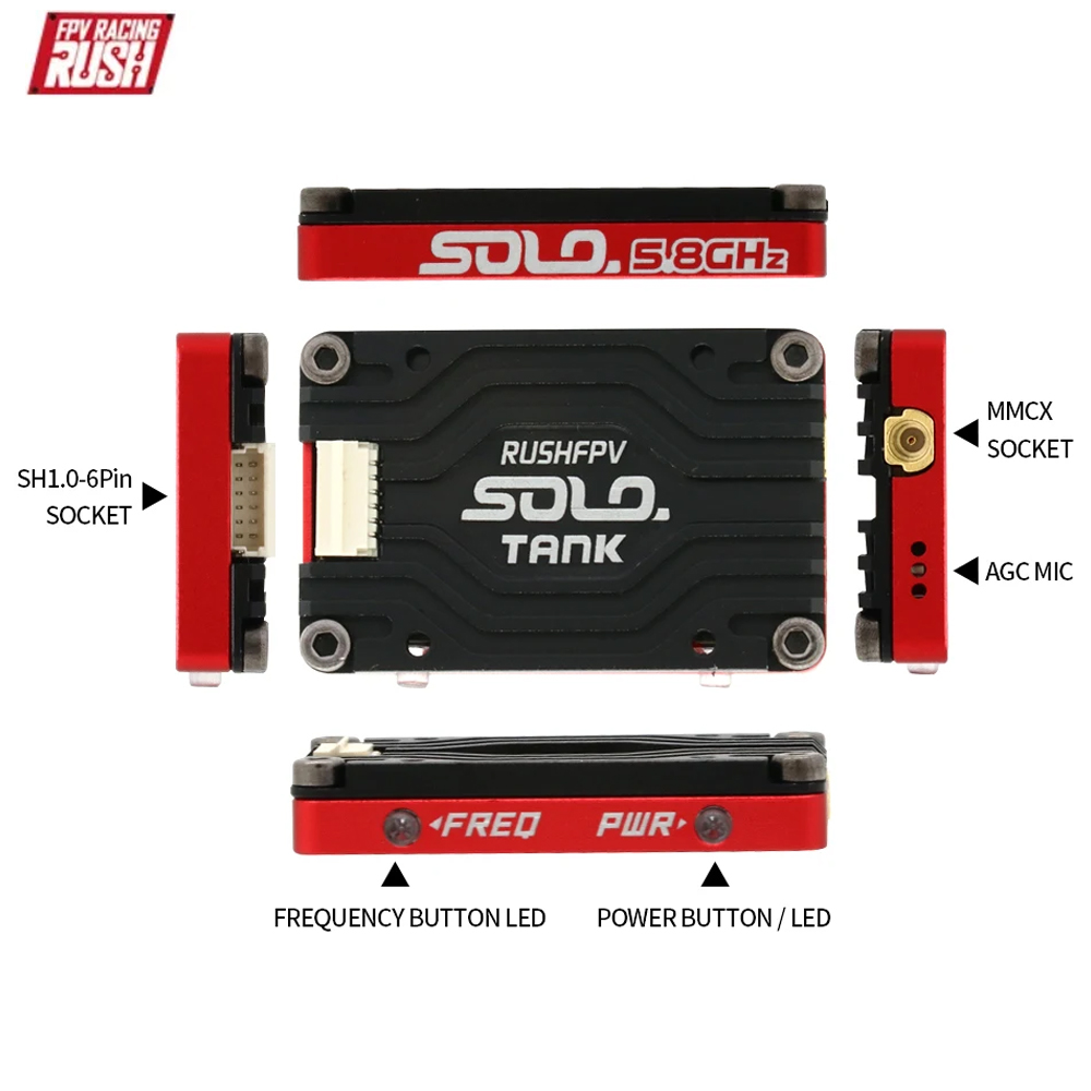 RUSHFPV Tank Solo VTX 5.8GHz 1 - Vtx Video Transmitter recensione e prezzo